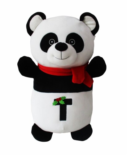 Squishmallows Hug Mees T Monogram Panda Bear Plush Perspective: front