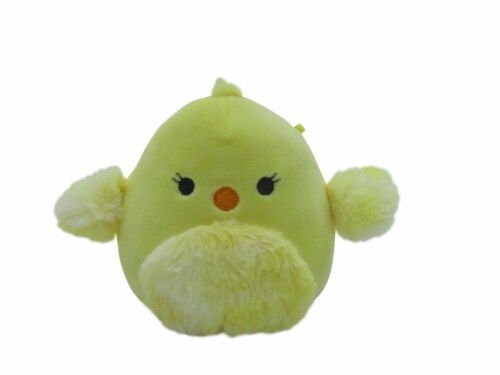 Squishmallows Chick with Fur Belly Plush - Yellow Perspective: front