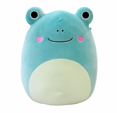 Squishmallows Teal Frog Stuffed Toy Perspective: front