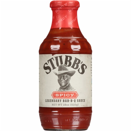 Stubb's® Spicy Bar-B-Q Sauce Perspective: front