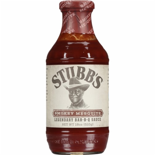 Stubb's Smokey Mesquite Barbecue Sauce Perspective: front