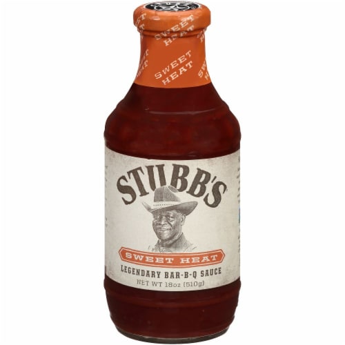 Stubb's® Sweet Heat Legendary Bar-B-Q Sauce Perspective: front