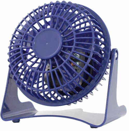 Air Monster 4-Inch Personal Fan - Blue Perspective: front