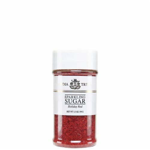 India Tree Holiday Red Sparkling Sugar Perspective: front