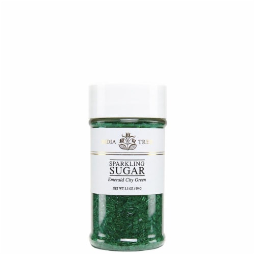 India Tree Emerald City Green Sparkling Sugar Perspective: front