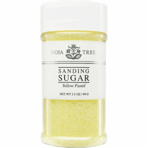 India Tree Sanding Sugar - Yellow Perspective: front