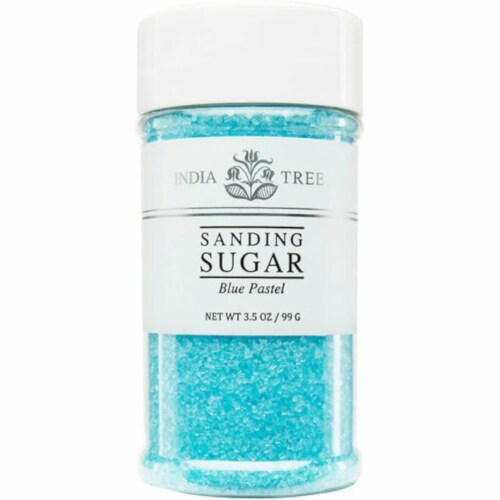 India Tree Sanding Sugar - Blue Perspective: front