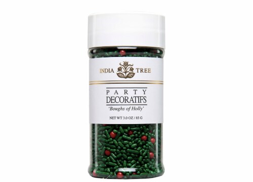 India Tree Boughs Of Holly Party Decoratifs Perspective: front