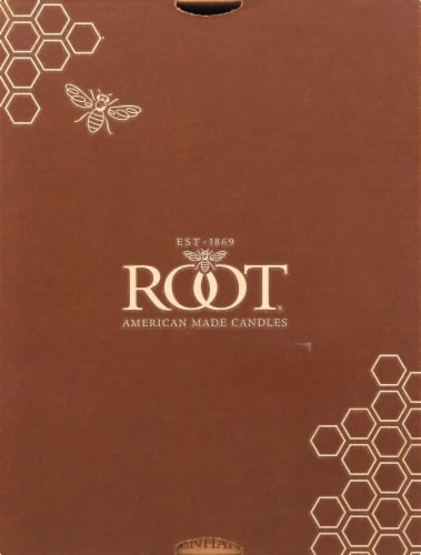Root Candles Timberline Collenette Candle - White Perspective: front