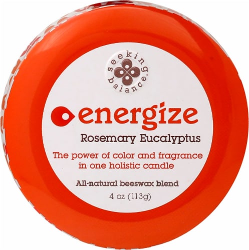 Root Candles Seeking Balance Energize Traveler Tin Candle Perspective: front