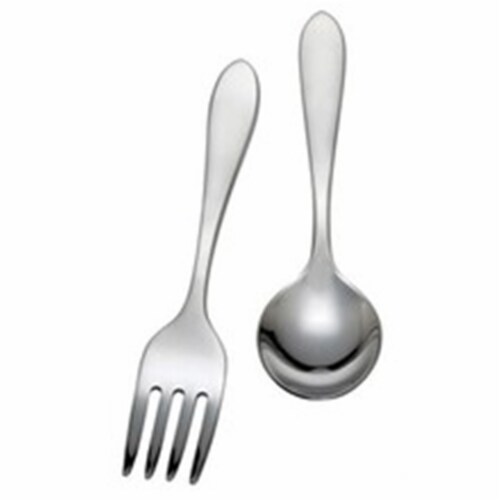 Reed & Barton Master 2 Pc Baby Set 4770 18-10 Perspective: front