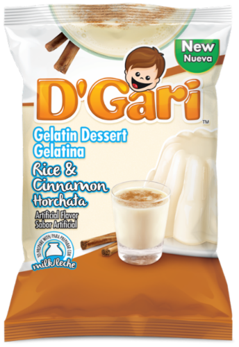 D'Gari Rice & Cinnamon Horchata Gelatin Dessert Perspective: front