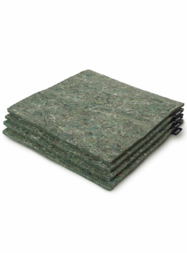 ETHICA Recycled square felt trivets – Set of 4 Perspective: front