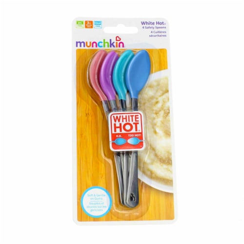 Munchkin White Hot Safety Spoons - 4 spoons