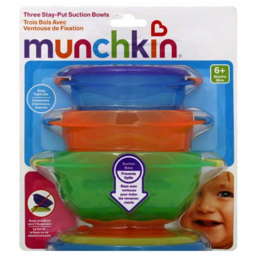 Munchkin Stay-put Suction Bowls Perspective: front