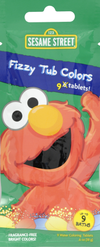 Sesame Street Fizzy Tub Color Packet Perspective: front