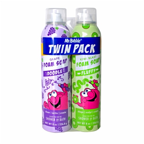 Mr. Bubble Foam Soap Twin Pack Perspective: front