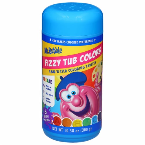 Mr. Bubble® Fizzy Tub Water Coloring Tablets, 150 ct - Fry's Food Stores