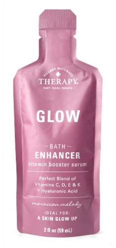 Village Naturals Therapy® Glow Vitamin Serum Bath Enhancer Perspective: front