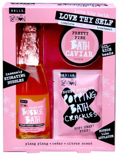 Hallu by Peyton Love Thy Self Bath Gift Set Perspective: front