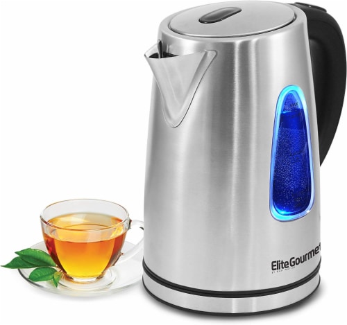 Cordless Electric Tea Kettle - 1.7L Glass & Stainless Steel