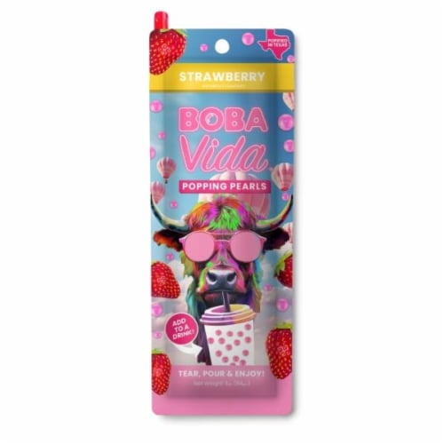 BobaVida™ Strawberry Perspective: front