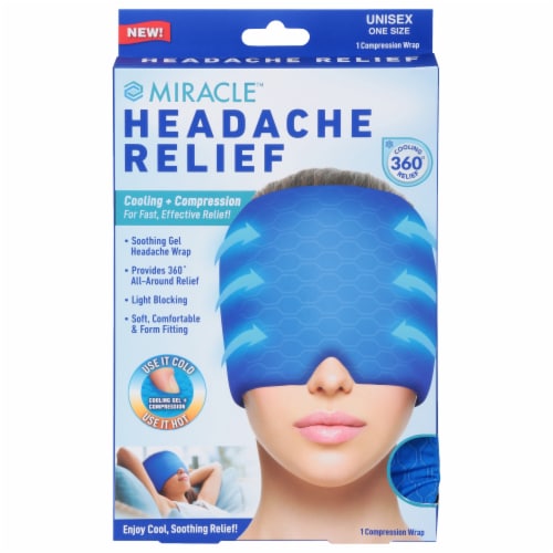 Miracle™ Headache Relief Compression Wrap Perspective: front