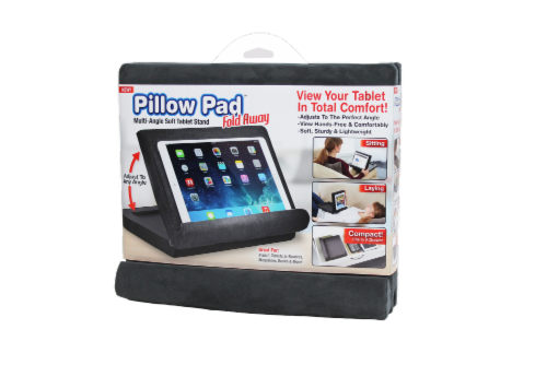 Pillow Pad™ Fold Away Multi-Angle Soft Tablet Stand Perspective: front