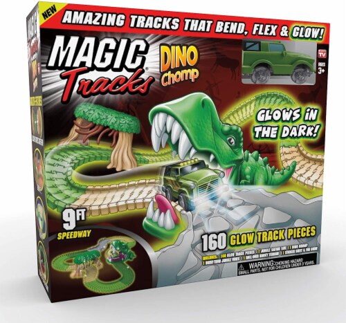 As Seen On Tv Ontel Magic Tracks Dino Chomp Glow In The Dark