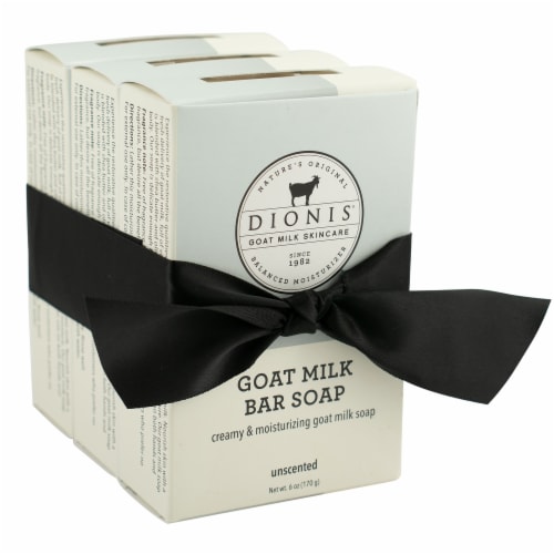 Dionis Unscented Goat Milk Bar Soap Bundle Perspective: front