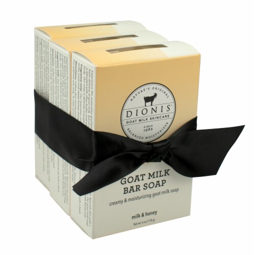Dionis® Milk & Honey Goat Milk Bar Soap Bundle Perspective: front