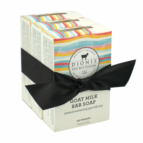 Dionis® Sea Treasures Goat Milk Bar Soap Bundle Perspective: front