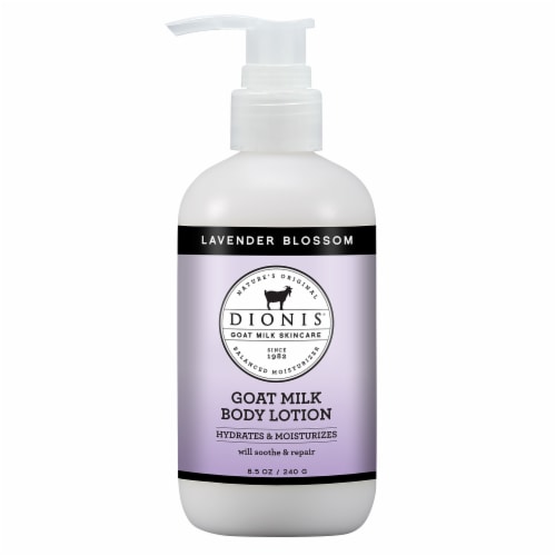 Dionis Lavender Blossom Goat Milk Body Lotion Perspective: front