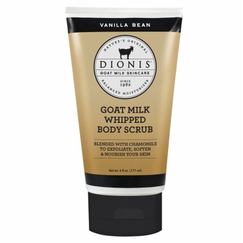 Dionis Vanilla Bean Goat Milk Whipped Body Scrub Perspective: front