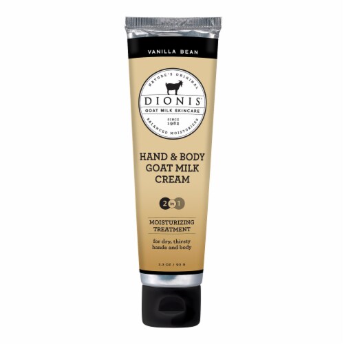 Dionis Vanilla Bean Hand & Body Cream Perspective: front