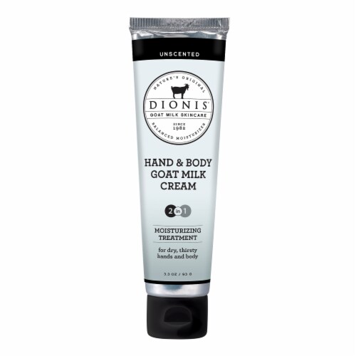 Dionis Unscented Hand & Body Cream Perspective: front