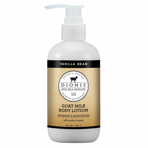 Dionis Vanilla Bean Goat Milk Body Lotion Perspective: front