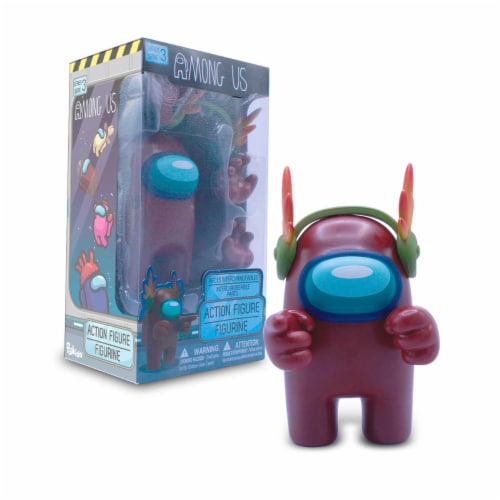 Among Us Action Figure Series 3 - Maroon With Hat, 1 ct