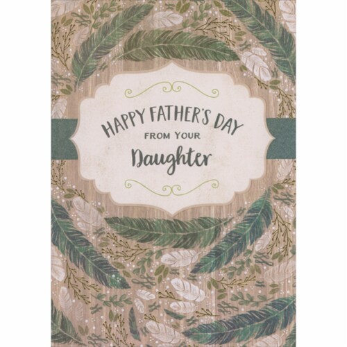 green-and-white-feathers-in-circular-pattern-on-light-brown-father-s
