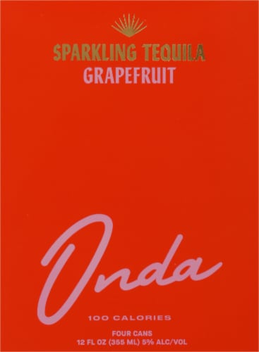 Onda Grapefruit Sparkling Tequila Perspective: front