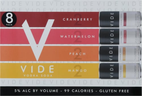 Vide Vodka Soda Variety Pack Perspective: front