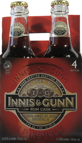 Innis & Gunn Rum Cask Oak Aged Beer Perspective: front