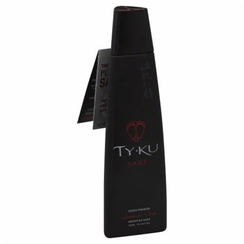 Ty-Ku Junmai Ginjo Sake Perspective: front