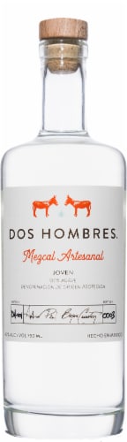 Dos Hombres Mezcal Artesanal Tequila Joven Perspective: front