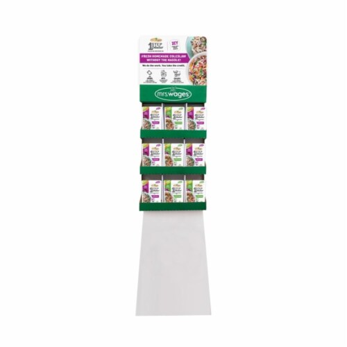 Kent Precision Foods Group W701-98425 1 Step Coleslaw Display Mix - 27 Count Perspective: front