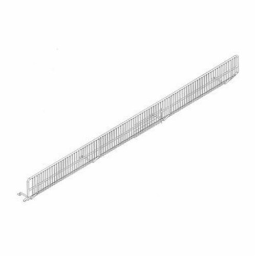 Lozier Store Fixture WBF43 3 x 48 in. Bcp Wire Front Pack - Box of 20 Perspective: front