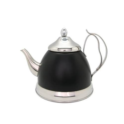 EVCO 77061 Nobili-Tea 2.0 qt. Tea Infuser & Tea Kettle - Opaque Black, 1 -  Kroger