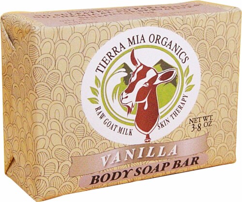 Tierra Mia Organics Body Soap Bar Vanilla Perspective: front