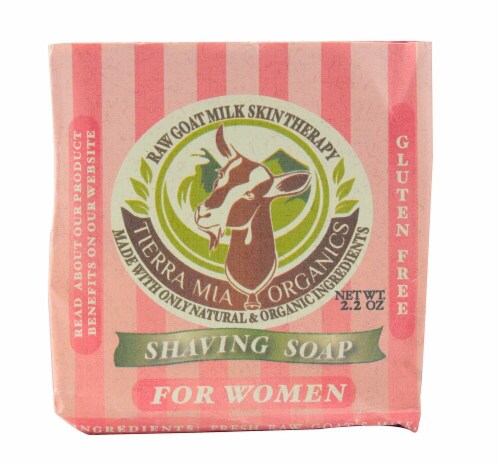 Tierra Mia Organics Shaving Soap for Women Perspective: front