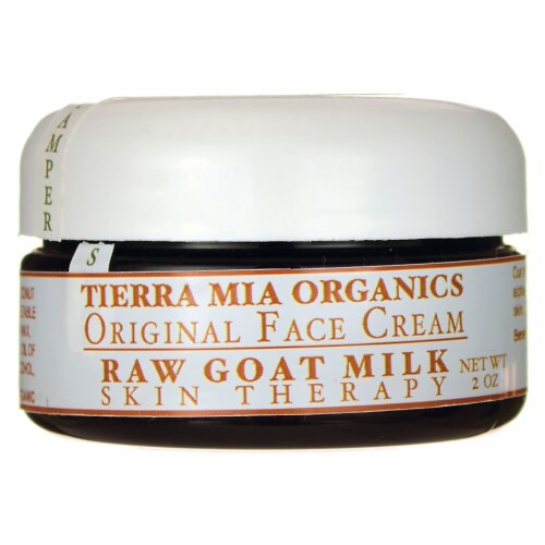 Tierra Mia Organics Original Face Cream Raw Goat Milk Skin Therapy 2 oz Cream Perspective: front